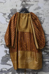 Mutedance 24 Spring/Summer Loose Drawstring V-Neck Top MD-MD24SS88-JIUJIN Old Gold PM125